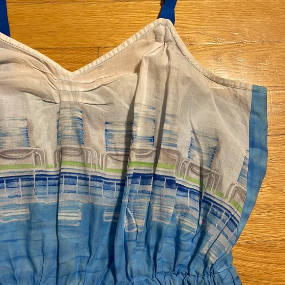 Anthropologie Lilka “Motel Pool” cotton mini dress - M - Picture 4 of 15